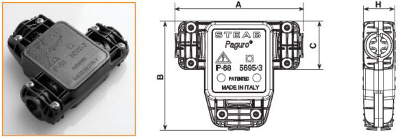 Konektor Paguro 5695/3 IP68 - Image 3