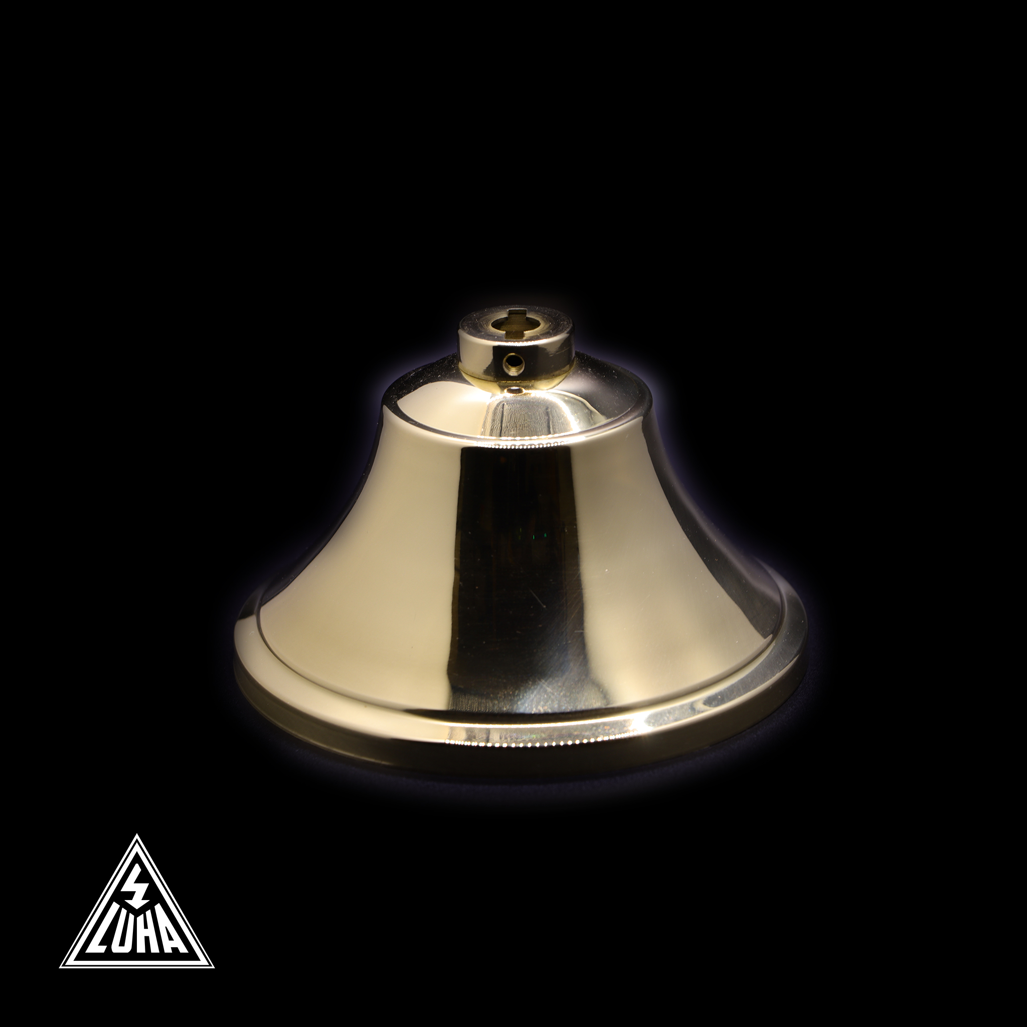 Baldachýn v mosazném provedení s aretačním otvorem 110 × 55 mm