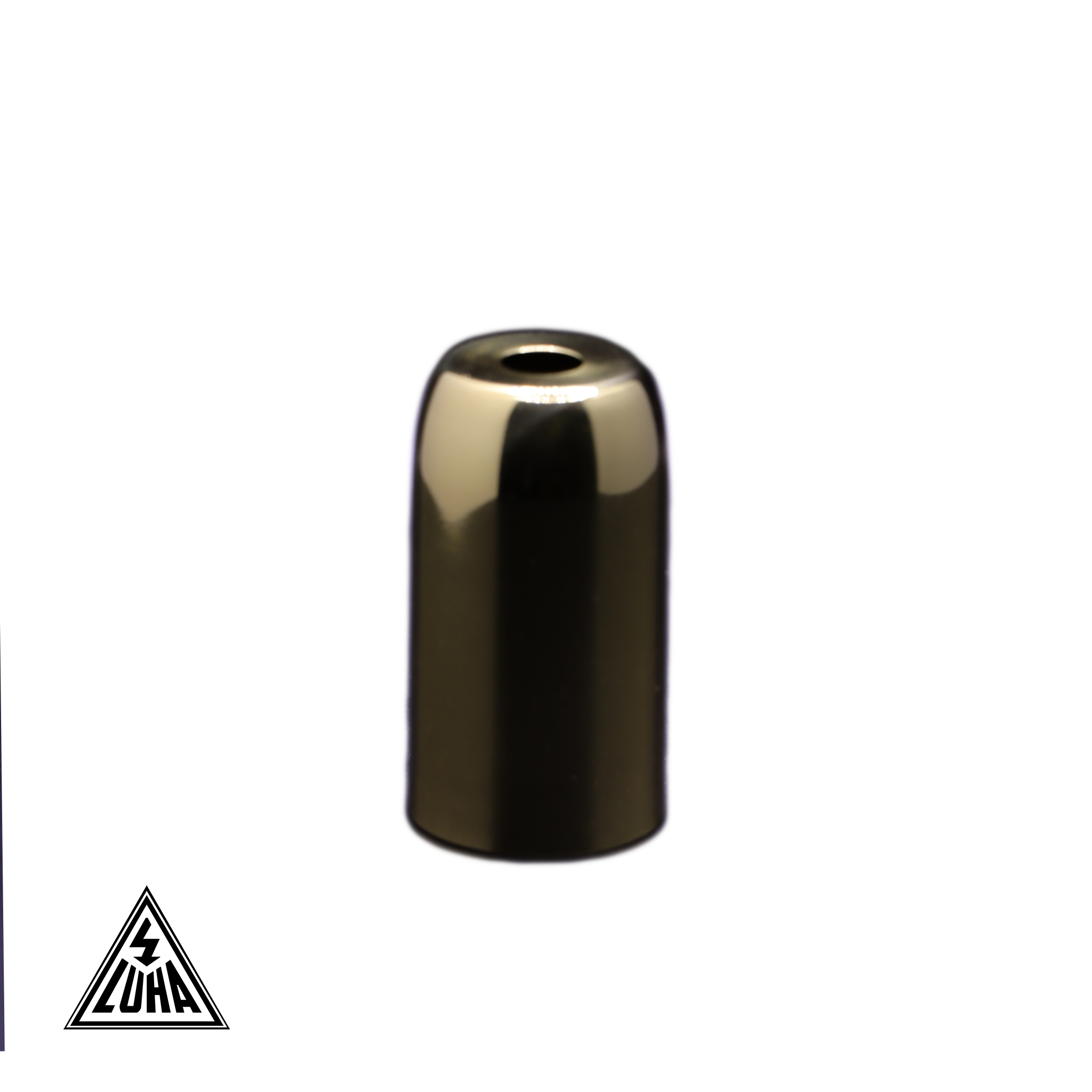 Kovový kryt objímky E14 v mosazném provedení