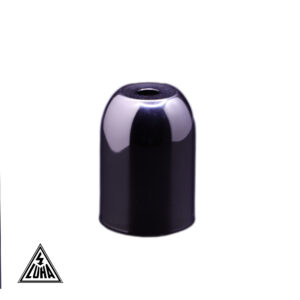 Kovový kryt objímky E27 v niklovém provedení