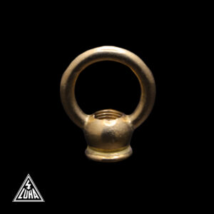 Závěsný kroužek M10 – kulatý – v mosazném provedení