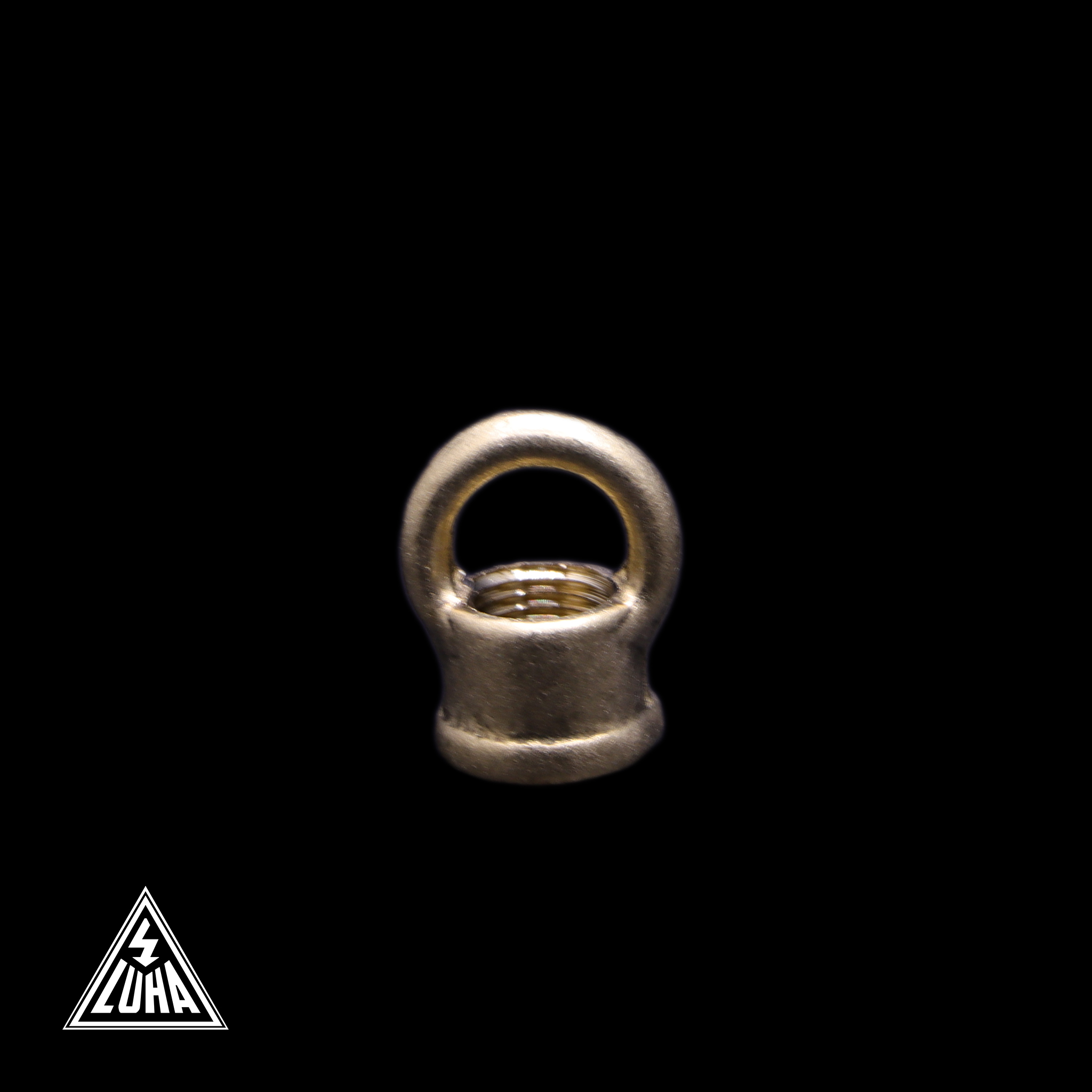 Závěsný kroužek M10 – kulatý malý – v mosazném provedení